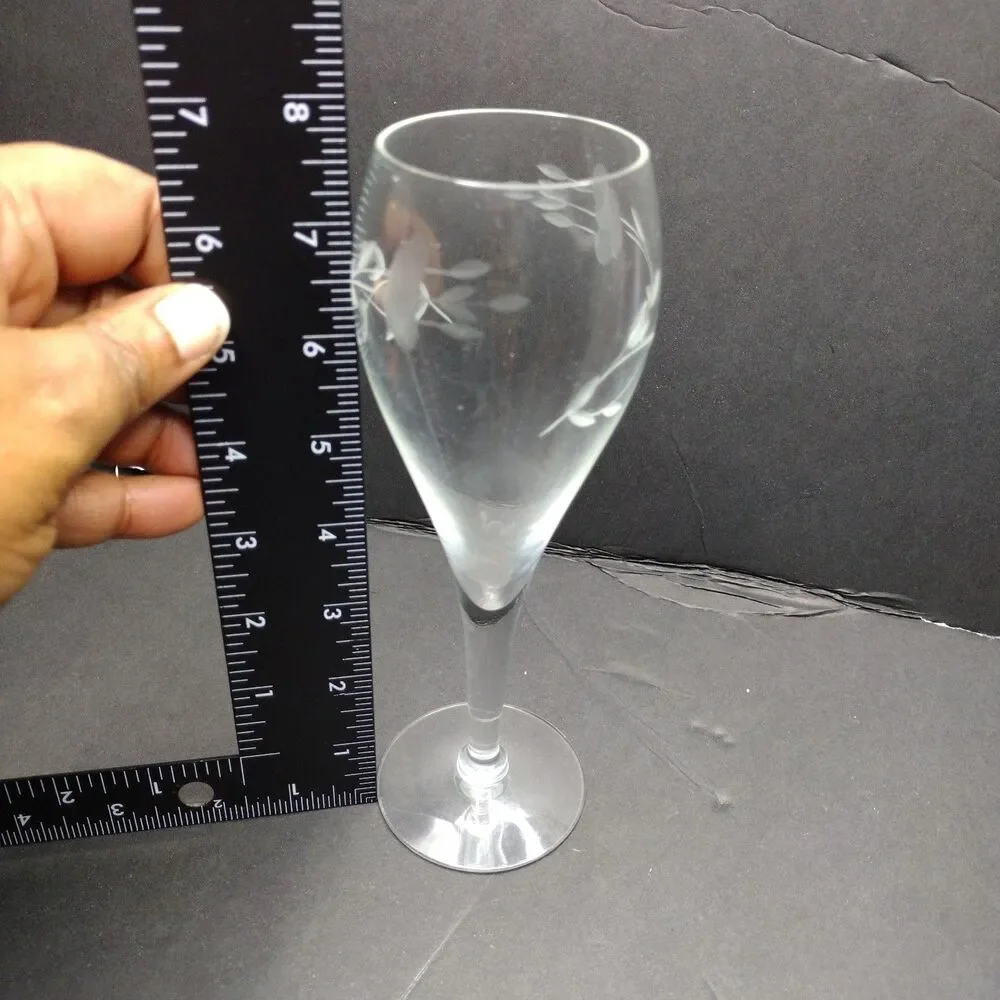 Princess House Crystal Glass Vintage Champagne